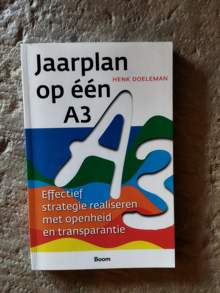 Jaarplan Op Een A3, Zo goed als nieuw, Alpha, HBO, Ophalen of Verzenden