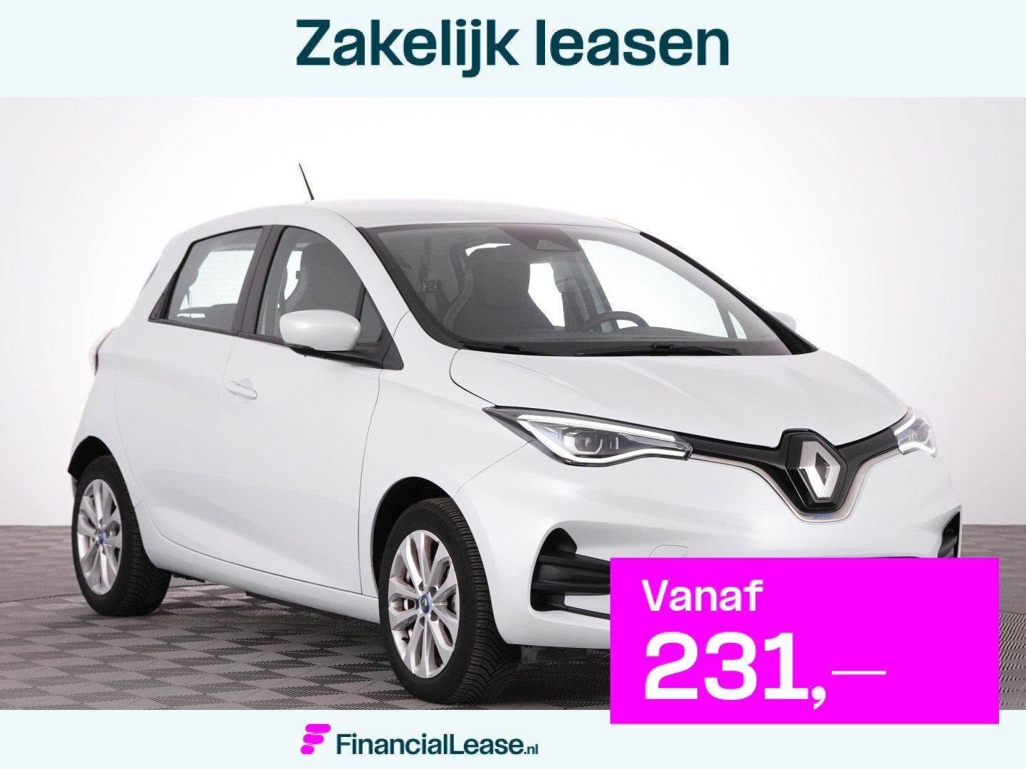 Renault ZOE R110 Experience 52 kWh | KOOPACCU | NAVI | Full, 12 maanden, Gebruikt, 1 kg, Wit