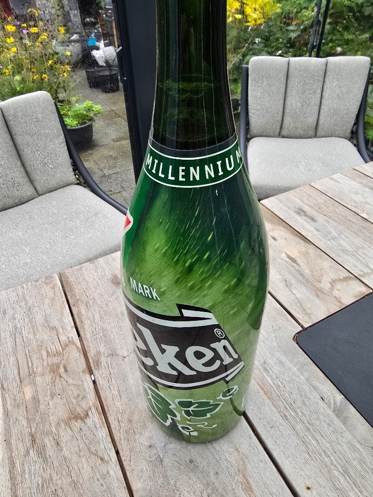 Zeldzame Heineken Millennium Fles 3 Liter Collectors Item, Ophalen of Verzenden, Nieuw, Flesje(s), Heineken