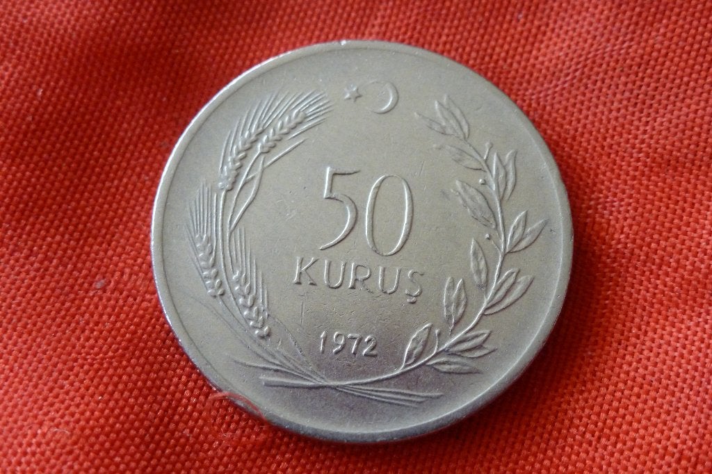 Turkije - 6x) 3 x 50 kurus,10,25 en 50 lira 1972-1987 pracht, Ophalen of Verzenden, Overige landen, Setje