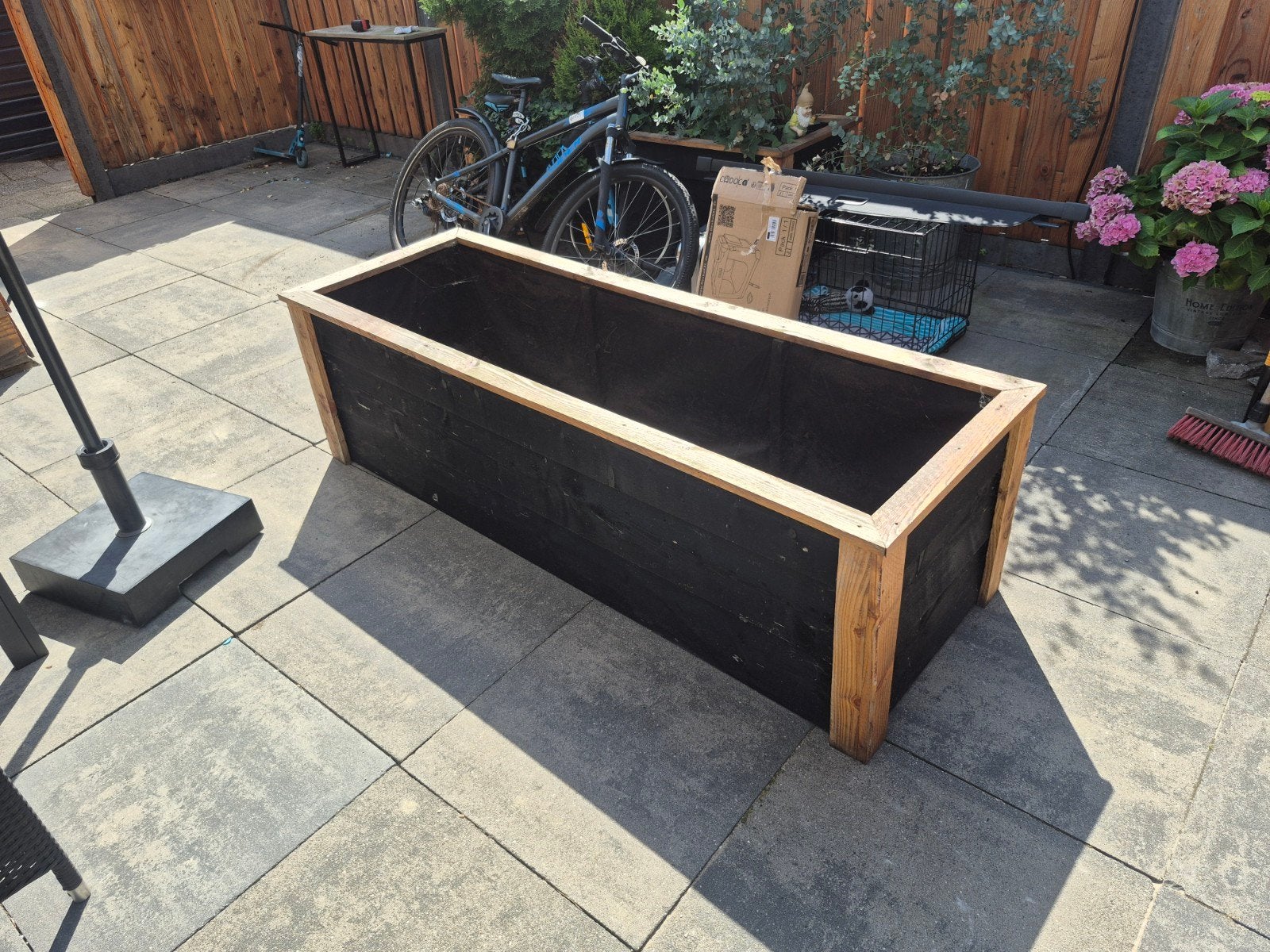 Douglas plantenbak, Ophalen, Gebruikt, 100 cm of meer, Rechthoekig