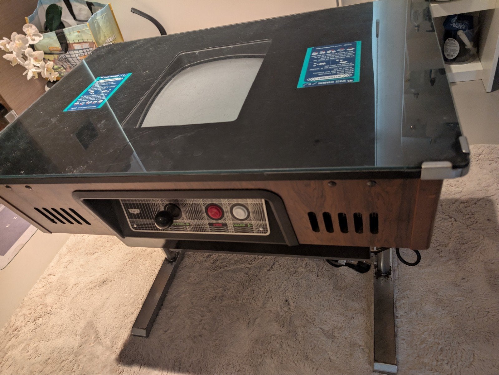 Vintage Taito Space Invaders Cocktail Arcade Tafel, Ophalen