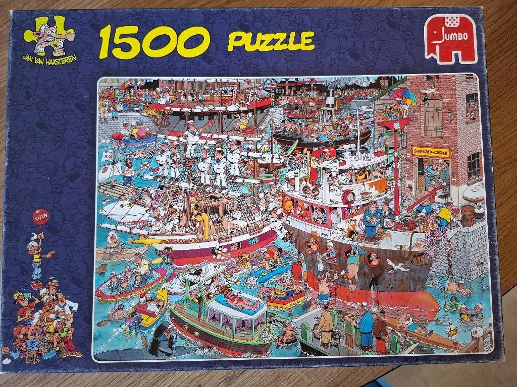 Jan van Haasteren puzzel, Hobby en Vrije tijd, Denksport en Puzzels, Ophalen, 500 t/m 1500 stukjes, Zo goed als nieuw, Legpuzzel