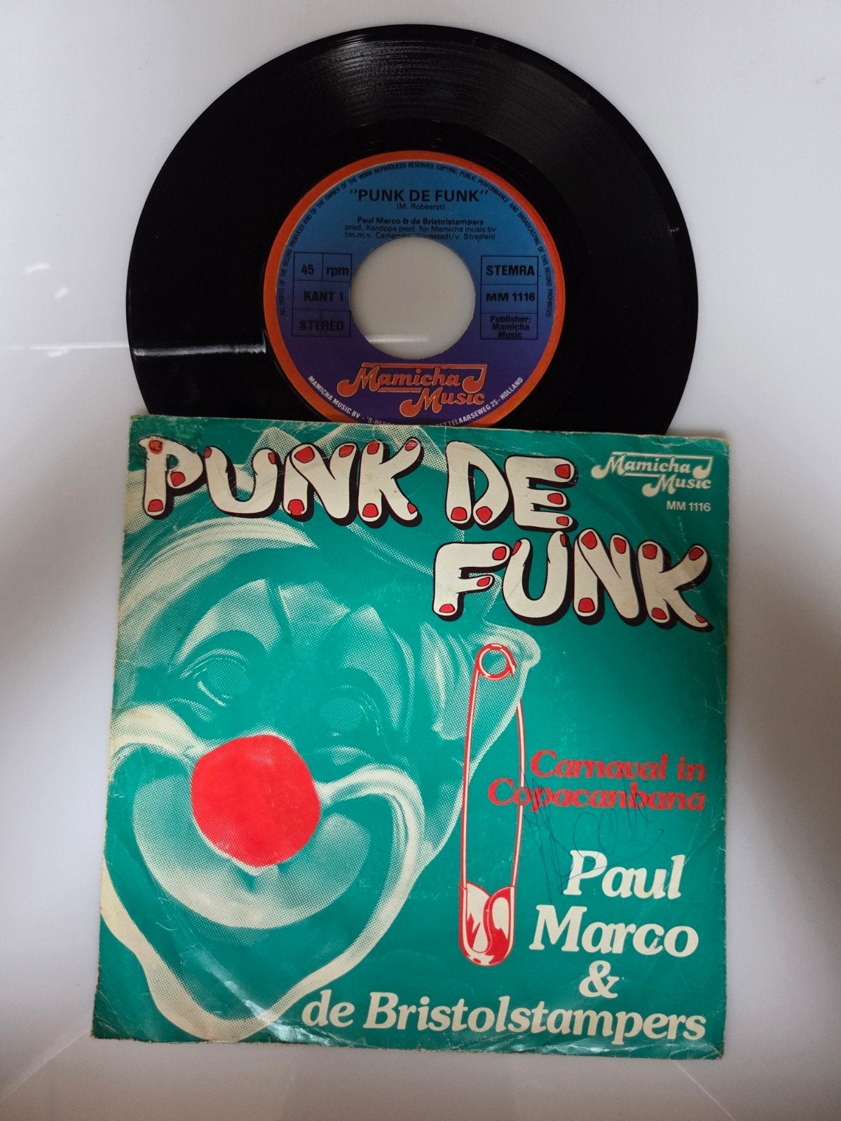 Paul Marco & De Bristolstampers - Punk de funk, Ophalen of Verzenden, Gebruikt, 7 inch