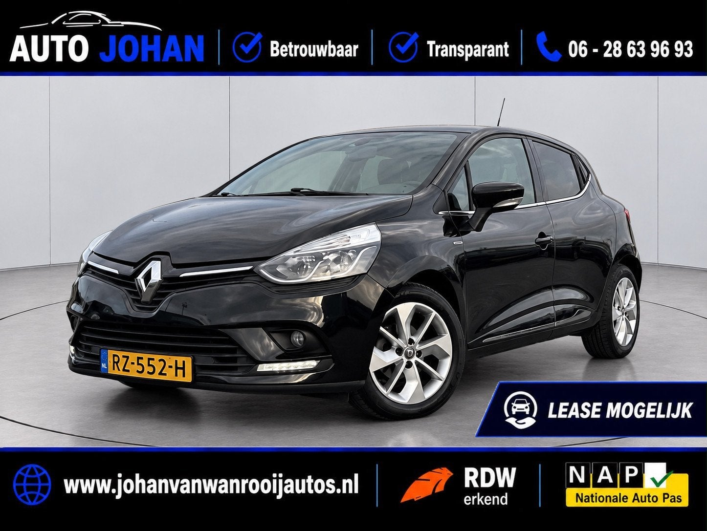 Renault Clio 0.9 TCe Limited/NAVI/NW APK, Auto's, Voorwielaandrijving, 898 cc, Stof, Gebruikt