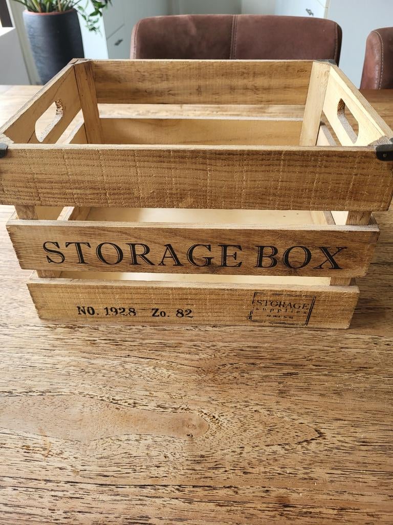 Authentieke storage box, Ophalen, Minder dan 50 cm, Minder dan 50 cm, Zo goed als nieuw
