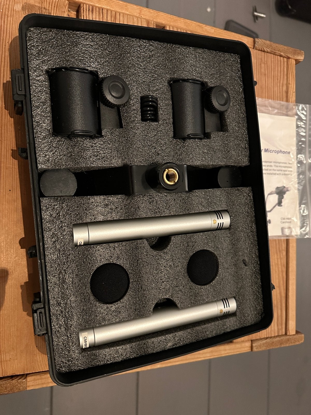 Superlux SMK-H8K Stereopaar Microfoons met Koffer, Muziek en Instrumenten, Ophalen of Verzenden, Zo goed als nieuw, Instrumentmicrofoon