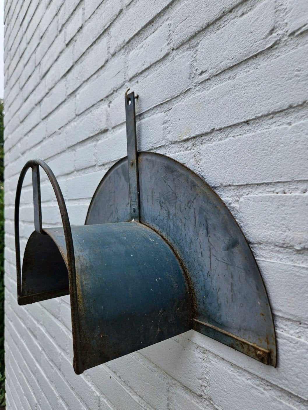 tuinslanghouder zink brocante, Ophalen, Gebruikt, Overige materialen