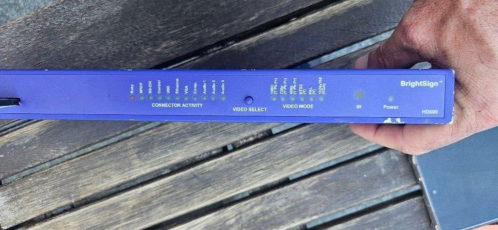 MediaSpeler Roku Brightsign HD600 Compact Flash card, Ophalen of Verzenden, Gebruikt, USB 2, Minder dan 500 GB