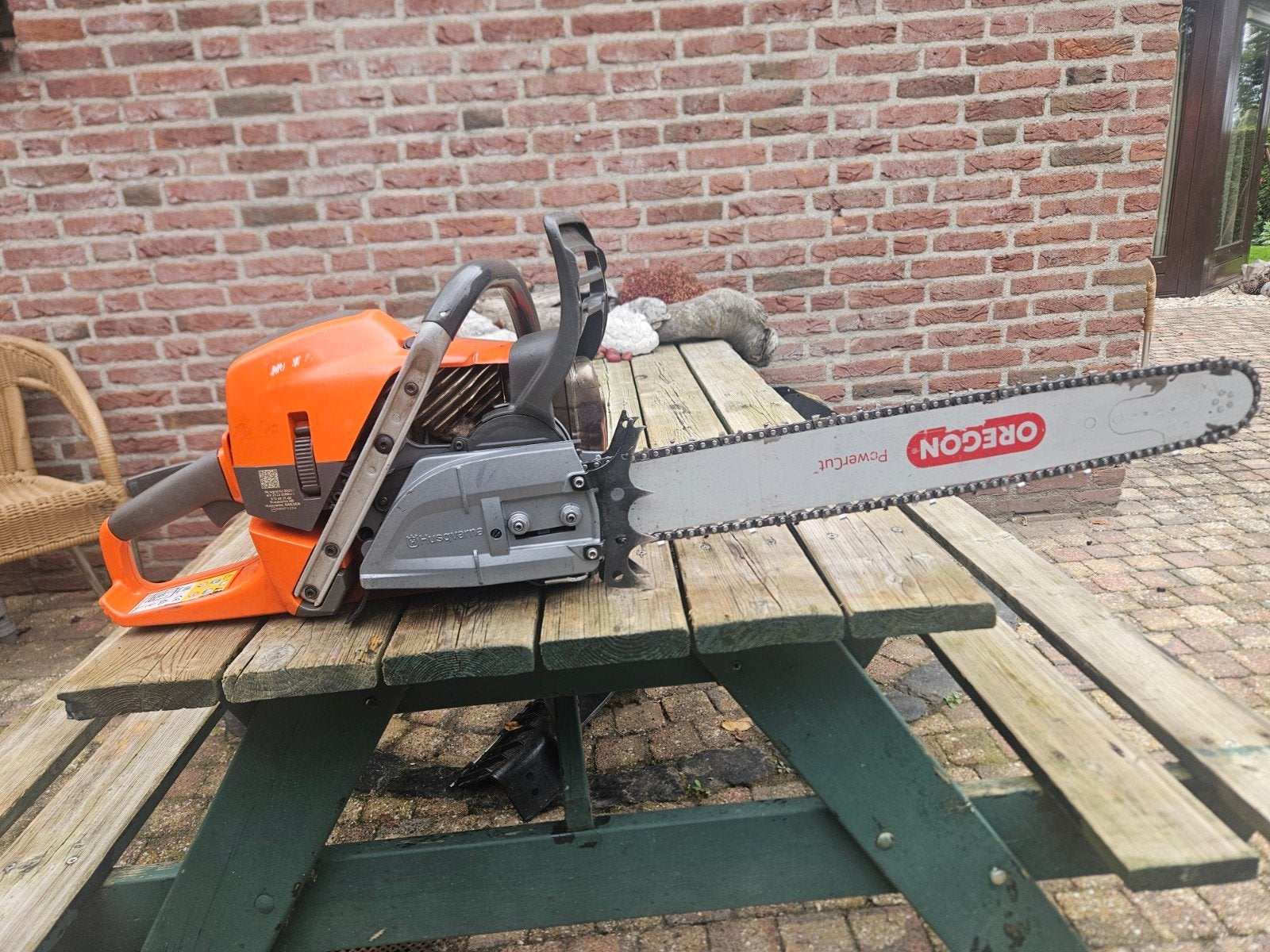 husqvarna kettingzaag 592 XP SUPER STAAT, Ophalen, 1200 watt of meer, Kettingzaag, 70 mm of meer