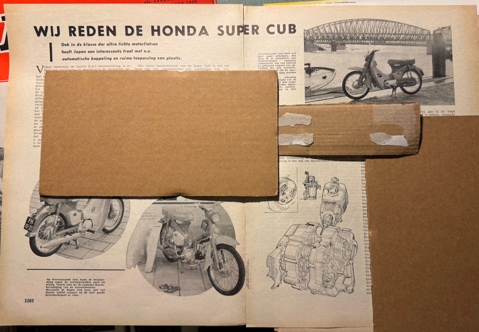 Verslag Honda Super Cub, Verzenden, Zo goed als nieuw, Motoren
