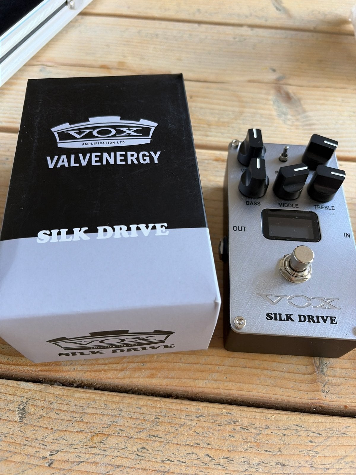 VOX Valvenergy Silk Drive Overdrive Pedaal, Muziek en Instrumenten, Ophalen of Verzenden, Zo goed als nieuw, Distortion, Overdrive of Fuzz