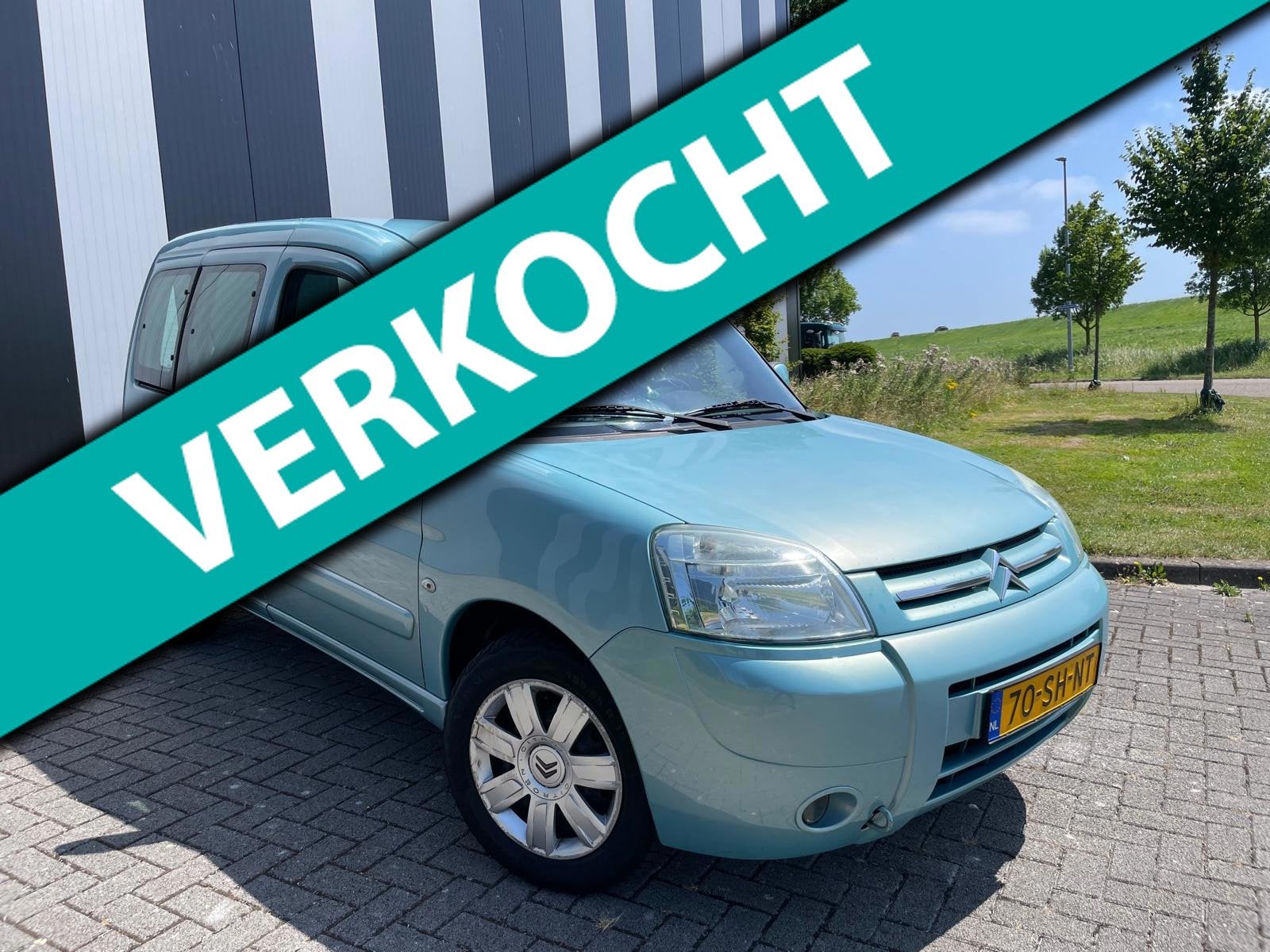 Citroen Berlingo 1.6i Multispace Attraction Airco-Cruise-2x, Stof, Gebruikt, Blauw, Startonderbreker
