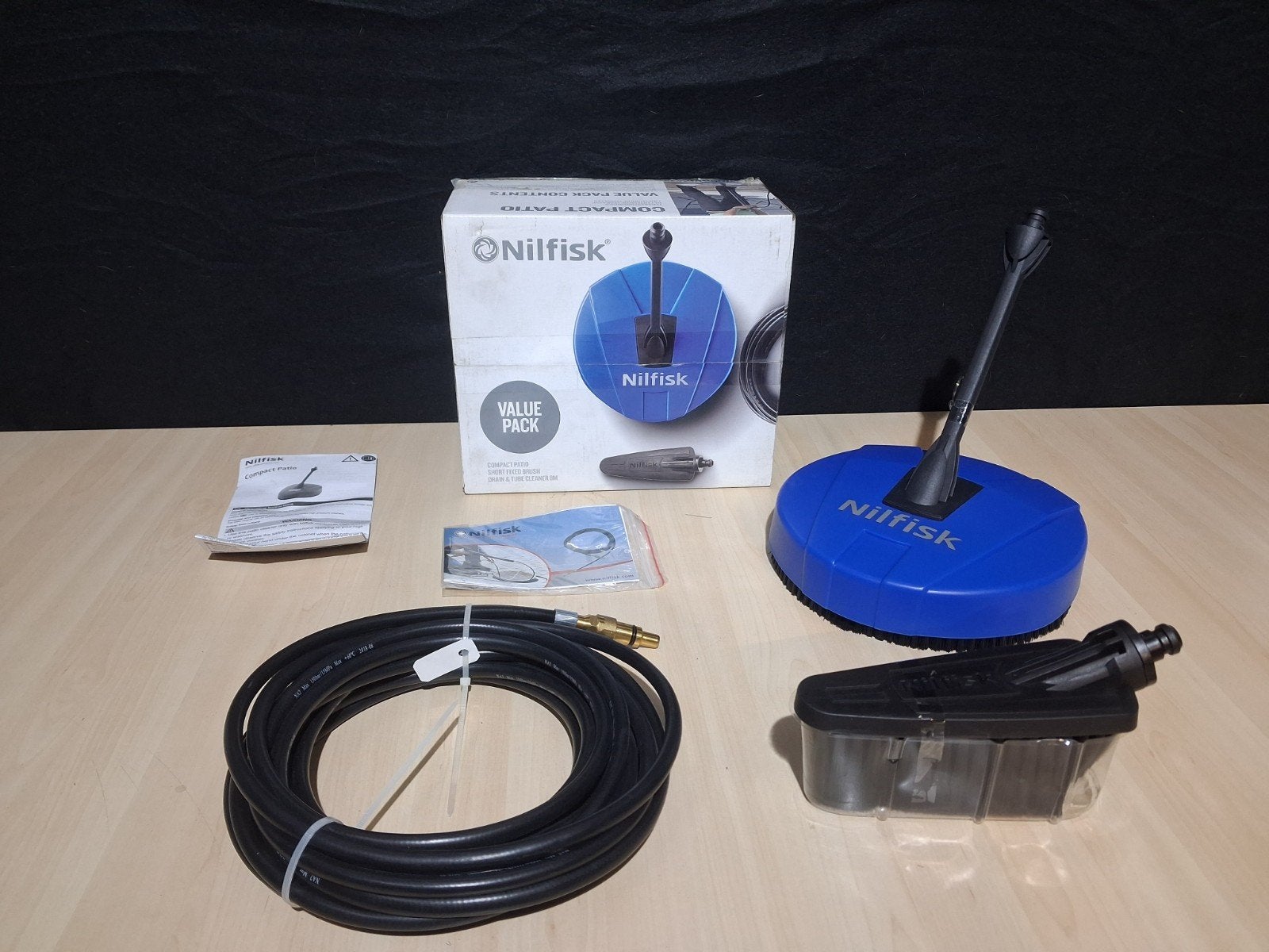 Nieuwe Nilsfisk Value Pack – compleet nieuw in doos, Tuin en Terras, Ophalen, Nieuw, Met regelbare waterdruk, Elektrisch