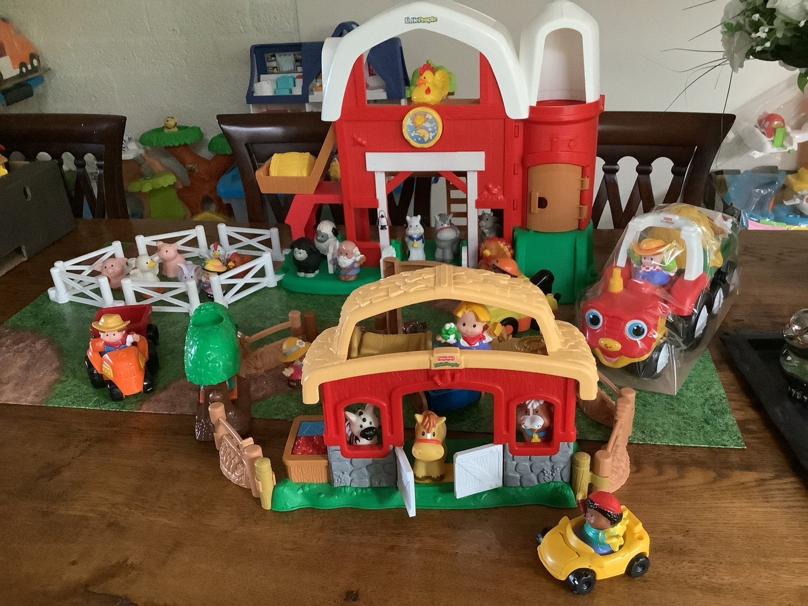 Fisher-Price Little People Boerderij Speelset met Geluid, Ophalen of Verzenden, Gebruikt, Speelset, Met geluid