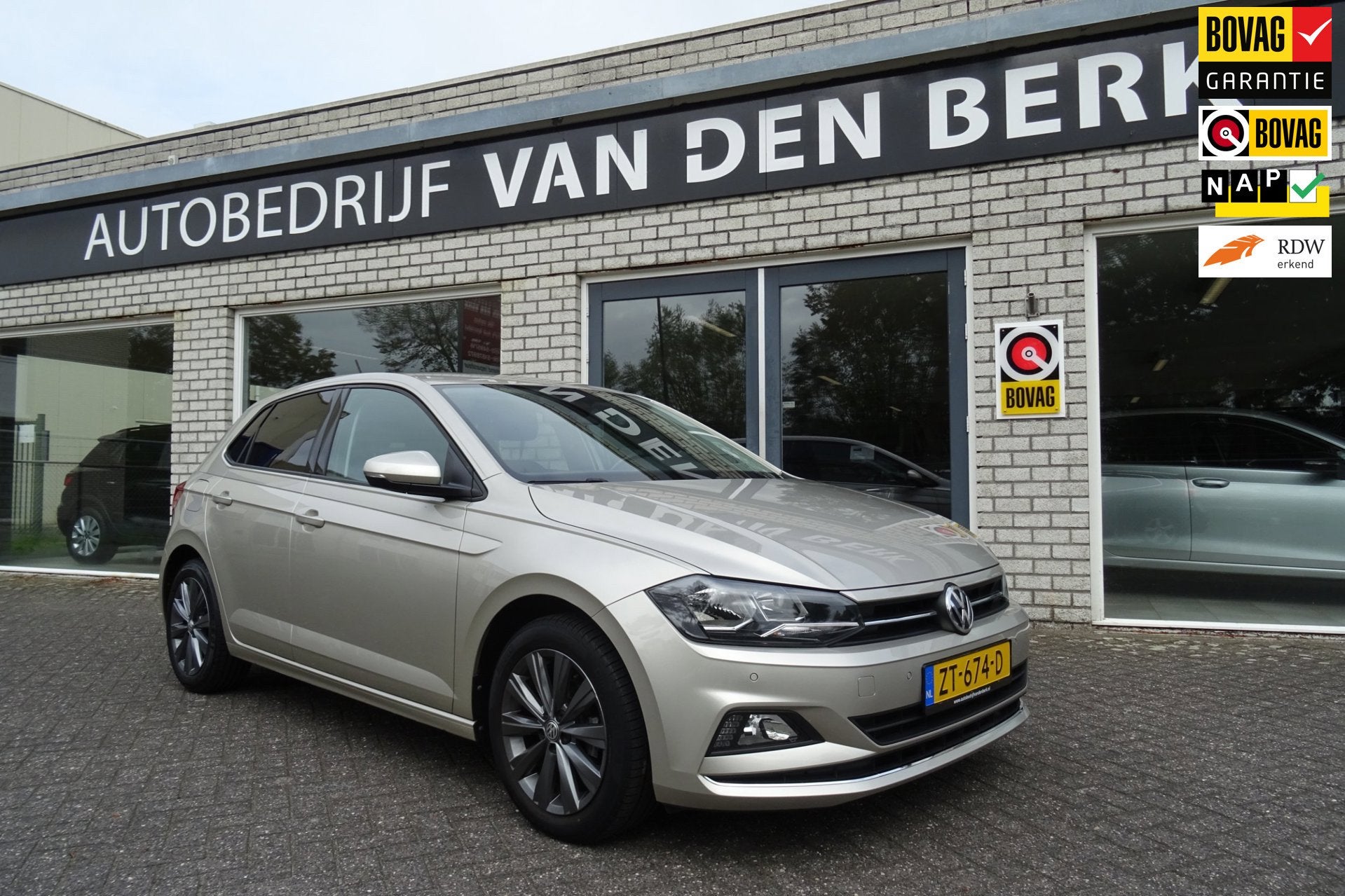 Volkswagen Polo 1.0 TSI Highline, DSG, Virtual, Auto's, Stof, Gebruikt, 95 pk, Origineel Nederlands