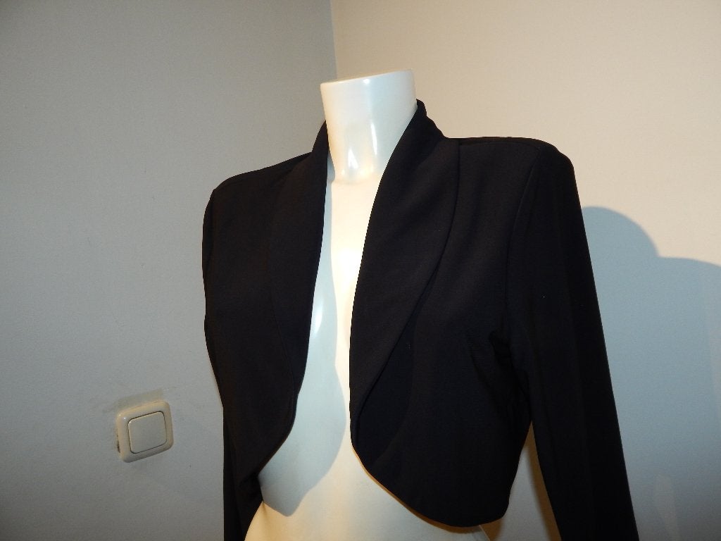 Frank Lyman stretch basis vestje klein kraagje D44, Kleding | Dames, Verzenden, Zwart, Maat 42/44 (L), Zo goed als nieuw