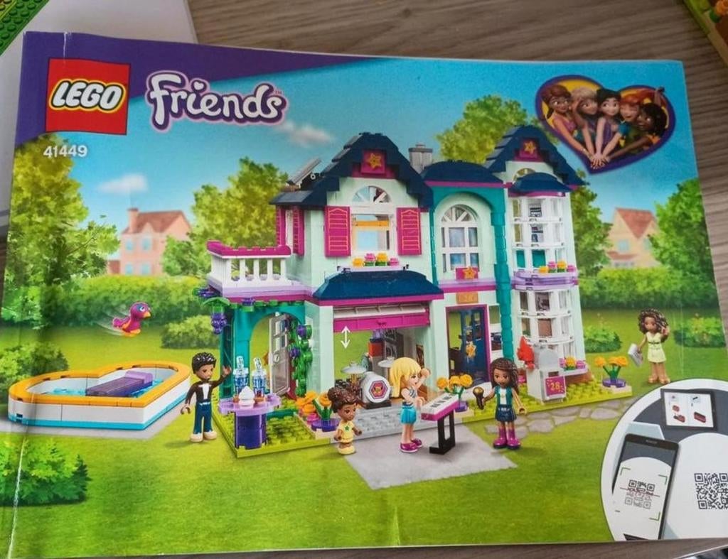 LEGO friends Andrea's familiehuis 41449, Kinderen en Baby's, Speelgoed | Duplo en Lego, Ophalen, Zo goed als nieuw