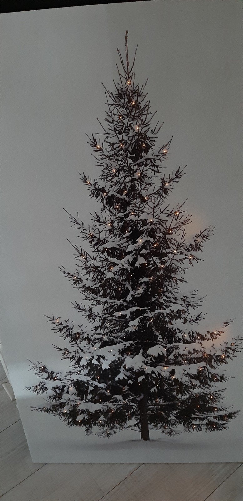 kerst kerstboom canvas met led verlichting, Diversen, Ophalen