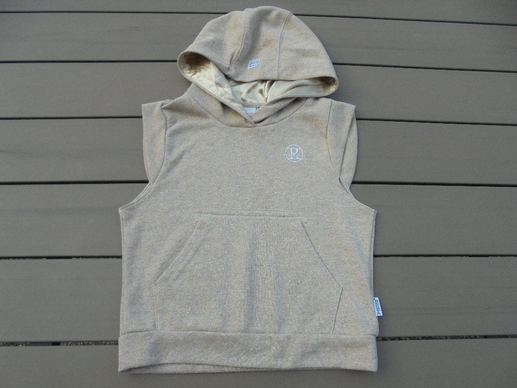 Lichtbruin glitter shirt RETOUR, Kinderen en Baby's, Meisje, Ophalen of Verzenden, Zo goed als nieuw, Shirt of Longsleeve