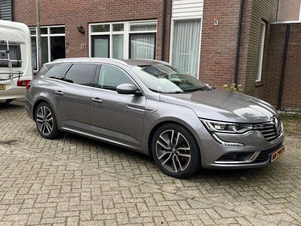 Renault Talisman Energy TCe 150pk EDC 2017 Grijs, Auto's, 1618 cc, 4 cilinders, 1850 kg, Leder en Stof