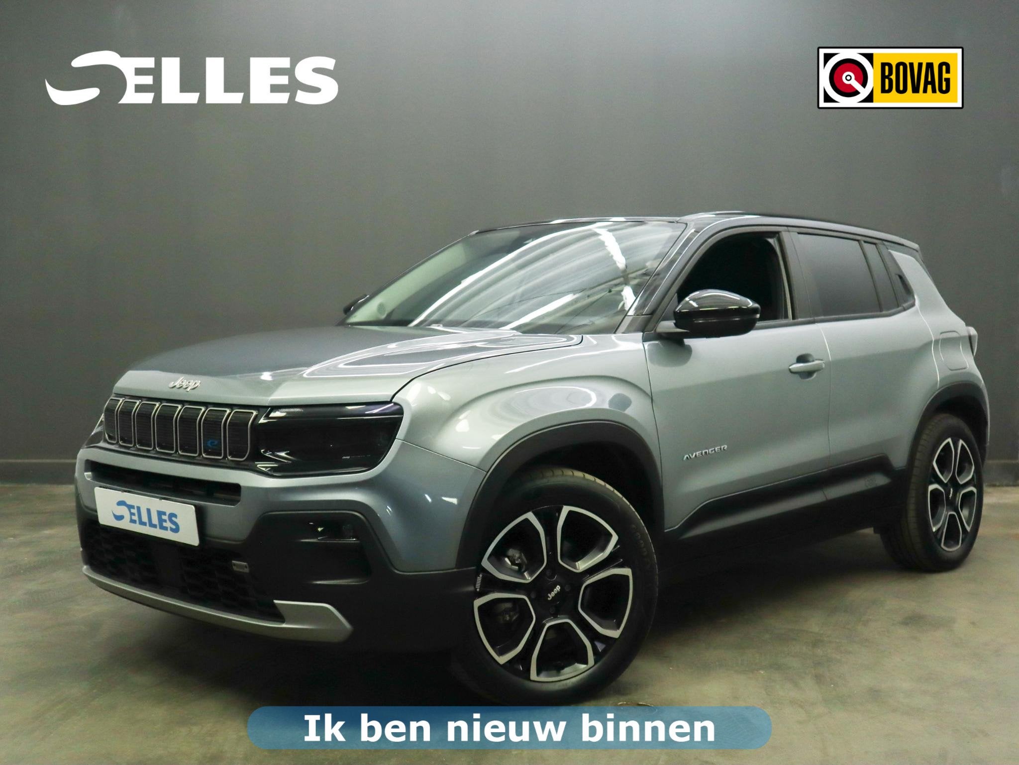 Jeep Avenger Altitude 54 kWh | SOH 96% | 2 Tone dak | 18 Inc, Gebruikt, 156 pk, Leder en Stof, 393 km