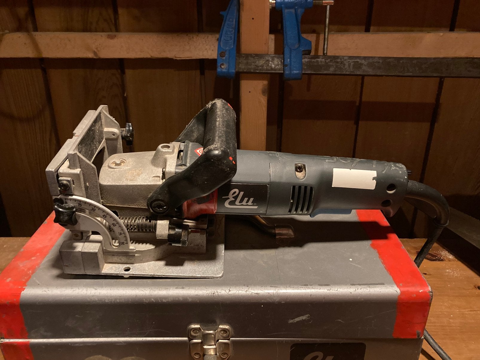 Elu Lamello freesmachine, Ophalen of Verzenden, Gebruikt, Elektrisch, Lamellenfrees