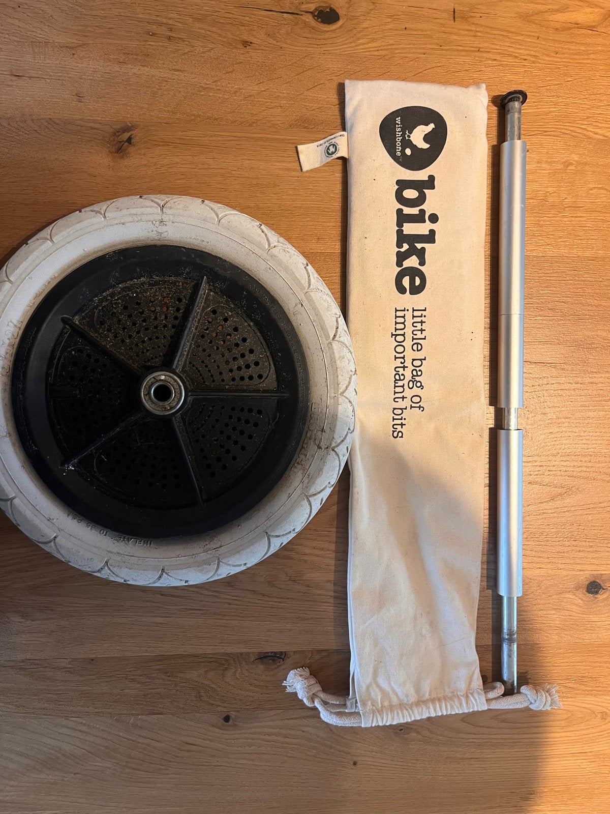 Wishbone Bike driewieler conversie kit + extra wiel, Ophalen, Gebruikt, Loopfiets