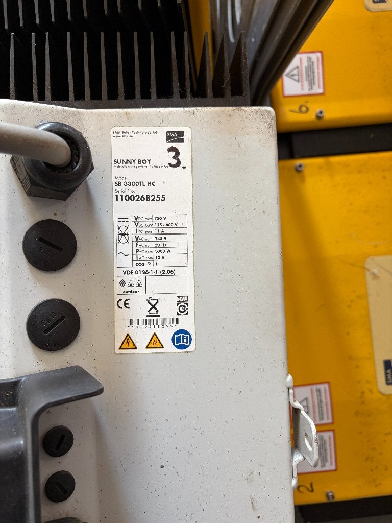 SMA Sunny Boy SB 3300TL HC Omvormer ( 315 ), Ophalen, Gebruikt, Overige typen, Nb