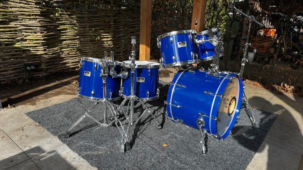 Prachtig drumstel Pearl Session Series met 4 toms