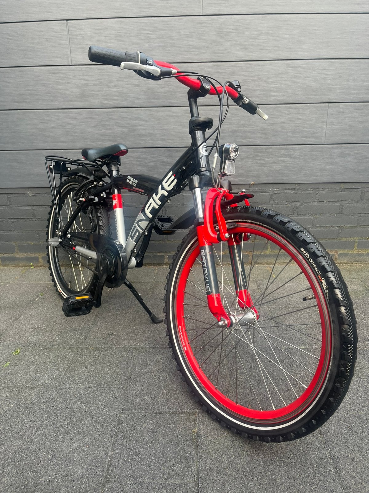 Prachtige Batavus Snake 22 inch, als nieuw. (Zie tekst), Ophalen, Terugtraprem, 22 inch, Versnellingen