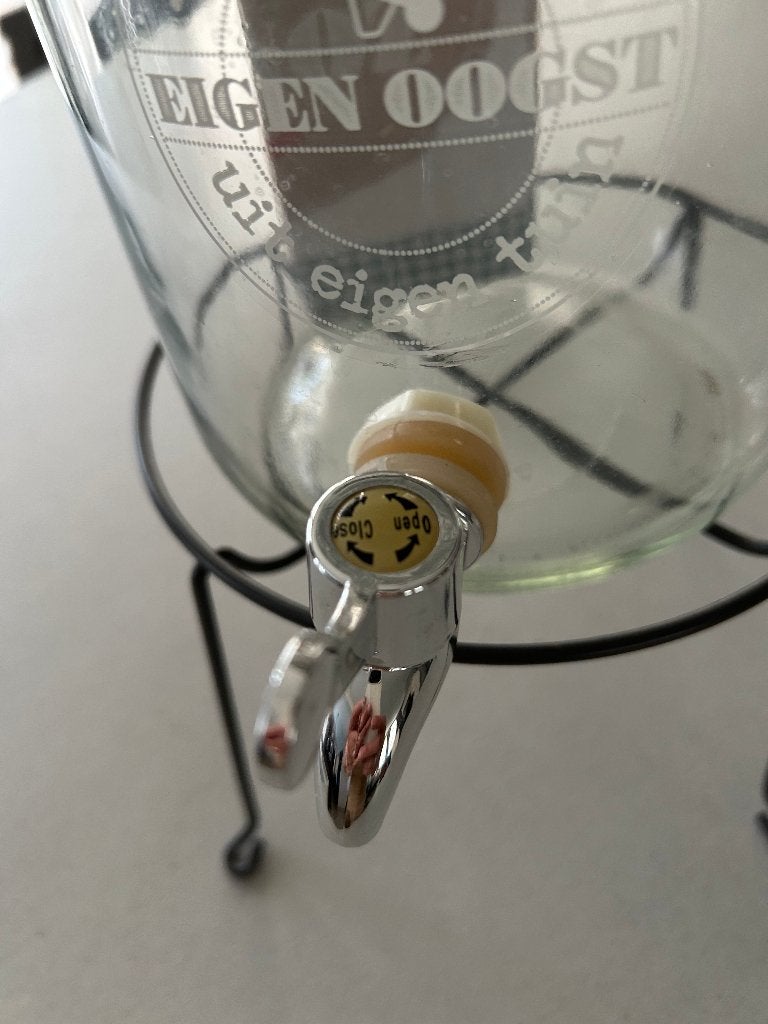 Limonade/sapkan met kraantje incl. standaard, Nieuw, Ophalen of Verzenden, Zwart, Overige merken