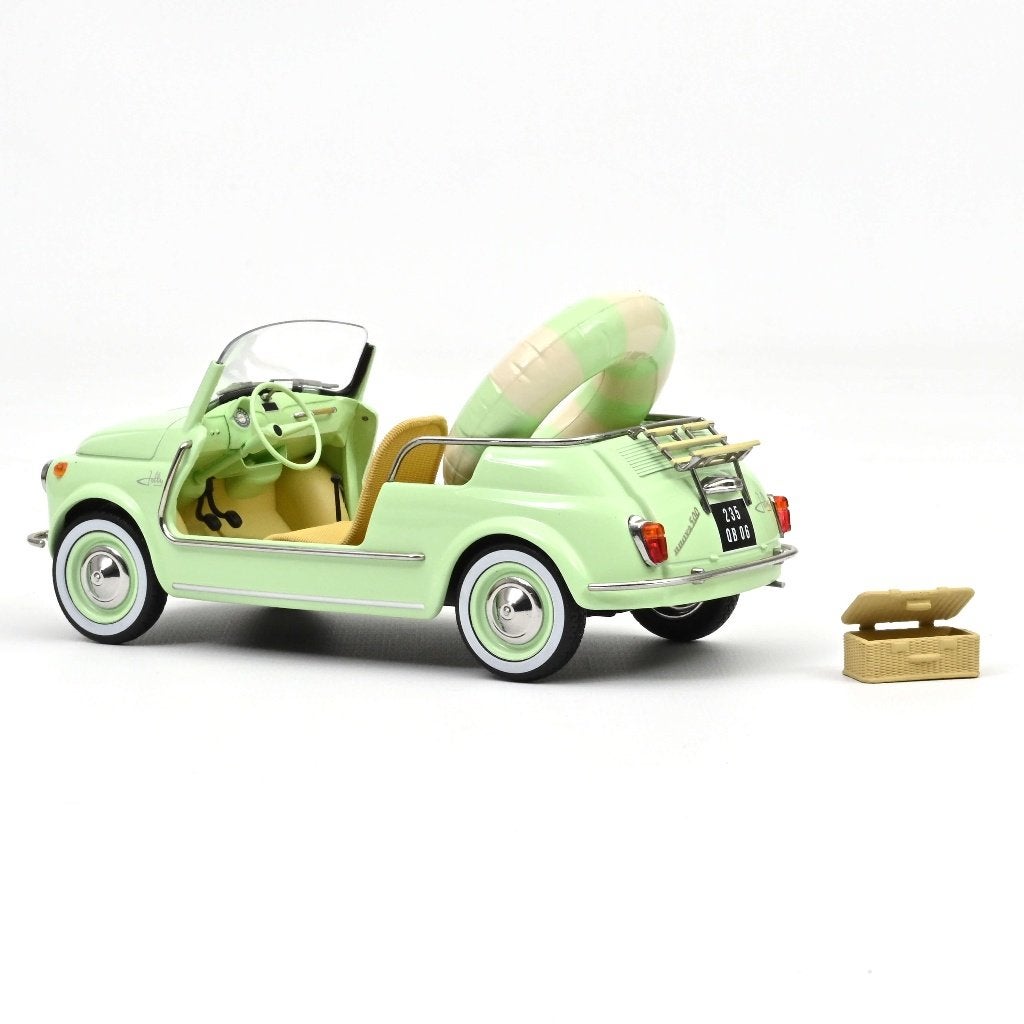 Norev 1:18 Fiat 500 Jolly 1965 green. Levering 10-2026, -, Nieuw, Norev, Ophalen of Verzenden