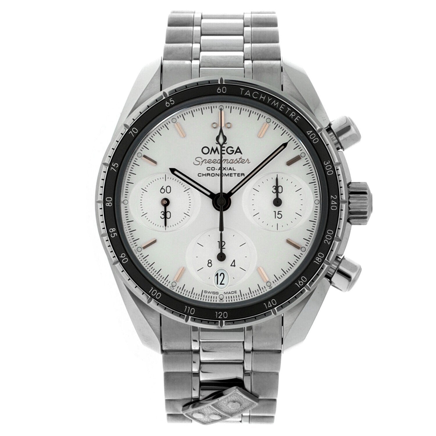 Omega Speedmaster (38mm) Domino’s – Ongedragen Full Set, Ophalen, Staal, Staal, Polshorloge