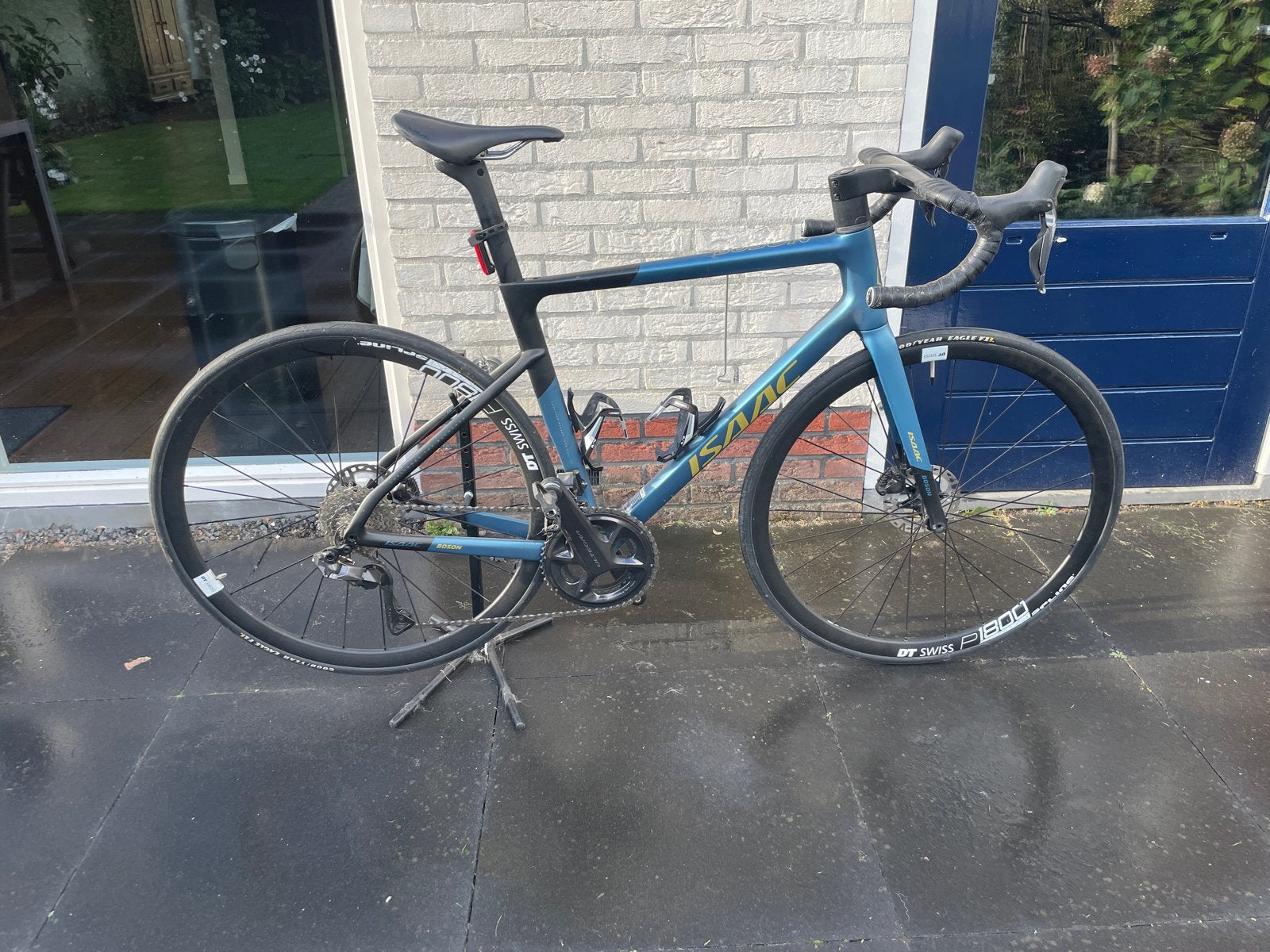 Isaac BOSON Satin Blue met Shimano Ultegra DI2, Fietsen en Brommers, 28 inch, Carbon, Heren, Zo goed als nieuw