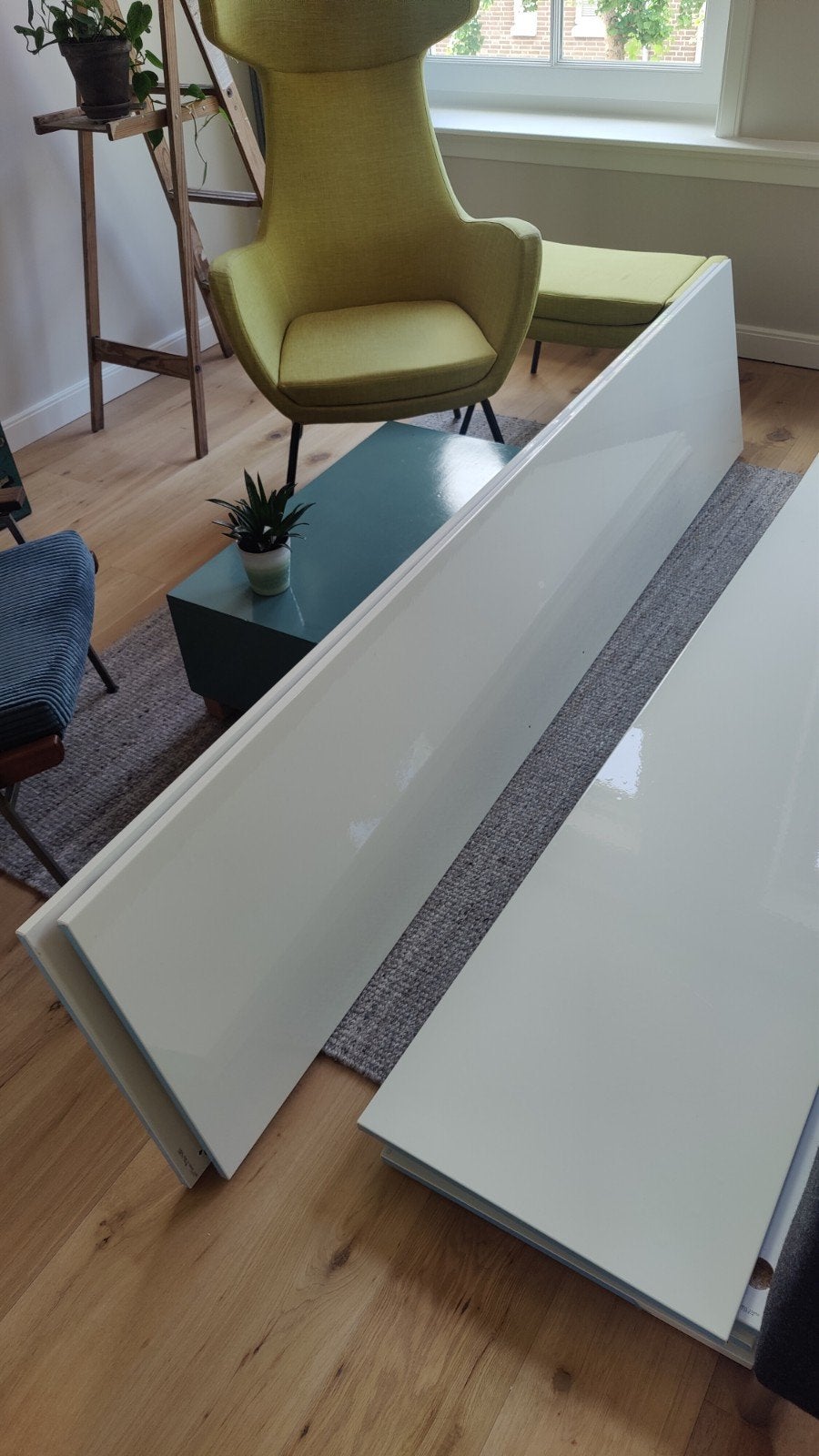 Zo goed als nieuw 2 IKEA Pax deuren Fardal, Ophalen, 200 cm of meer, 50 tot 100 cm, Zo goed als nieuw