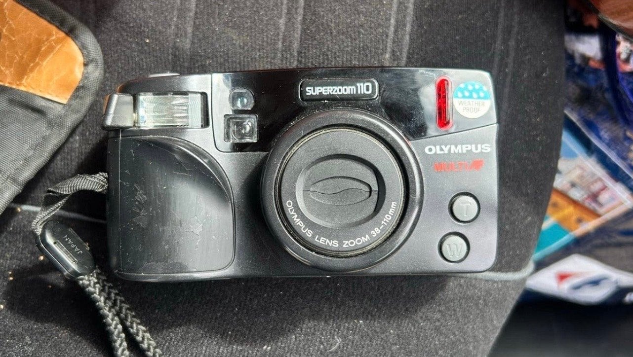 Olympus Superzoom 110 Compact Camera, Audio, Tv en Foto, Fotocamera's Analoog, Ophalen of Verzenden, Gebruikt, Compact, Olympus