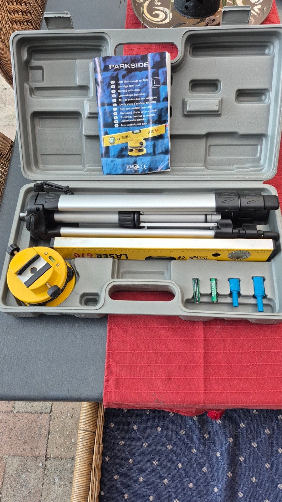 Parkside Laser 670 met Statief en Koffer, Ophalen of Verzenden