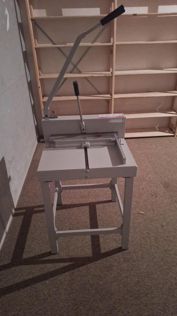papier snijmachine, Ophalen, Gebruikt, Gereedschap of Toebehoren, Metaal