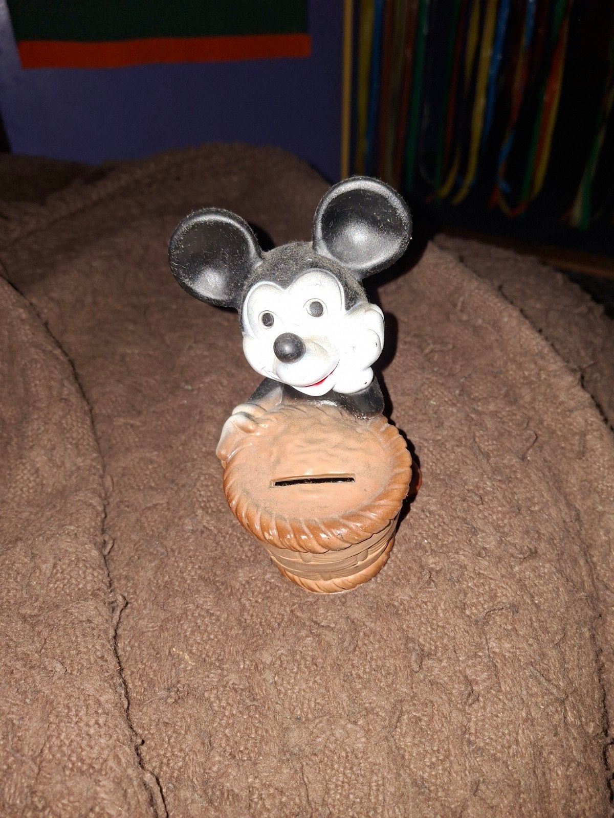 Vintage Disney mickey mouse, Ophalen of Verzenden, Mickey Mouse, Beeldje of Figuurtje