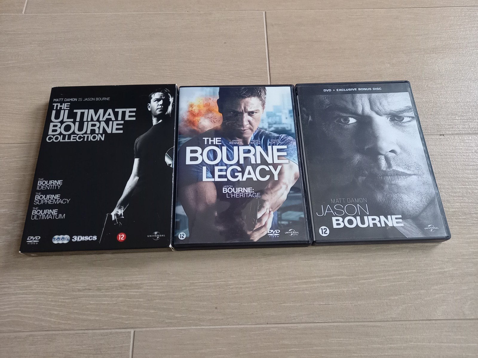 The Bourne Identity dvd verzameling, Vanaf 12 jaar, Ophalen of Verzenden, Zo goed als nieuw, Actiethriller