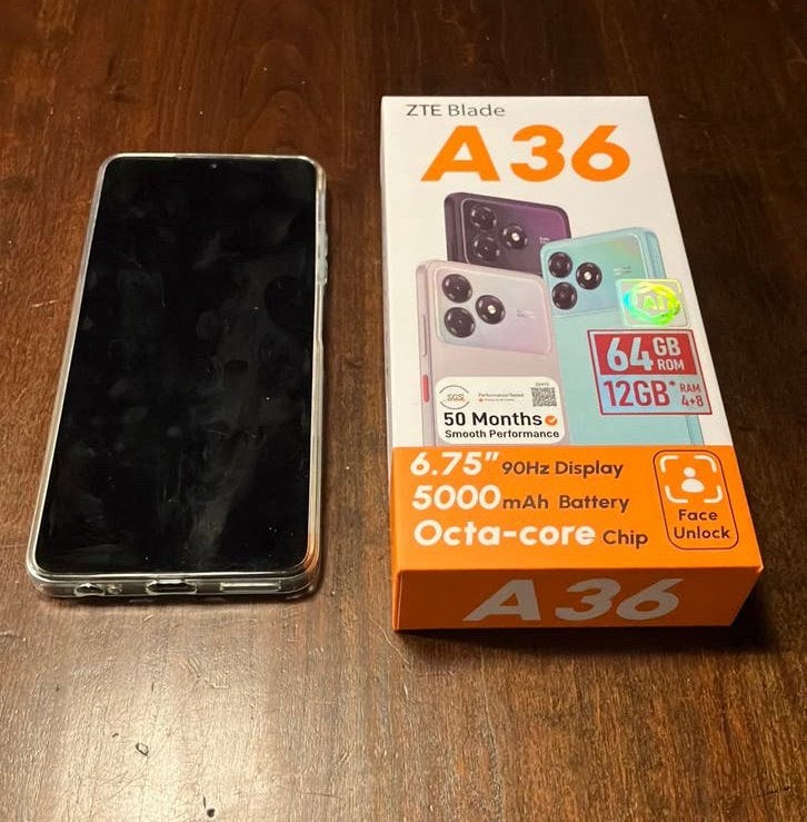 ZTE Blade A36 (64 GB ROM), nagenoeg nieuw met doos, Overige modellen, Ophalen of Verzenden, Zo goed als nieuw, Zonder simlock