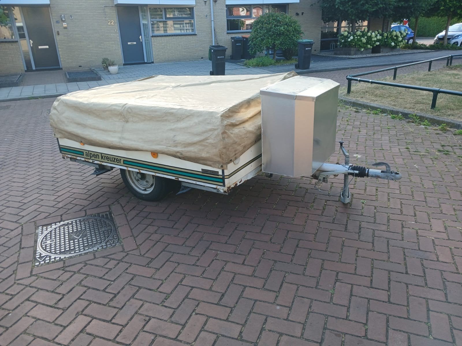 vouwagenkar, Ophalen