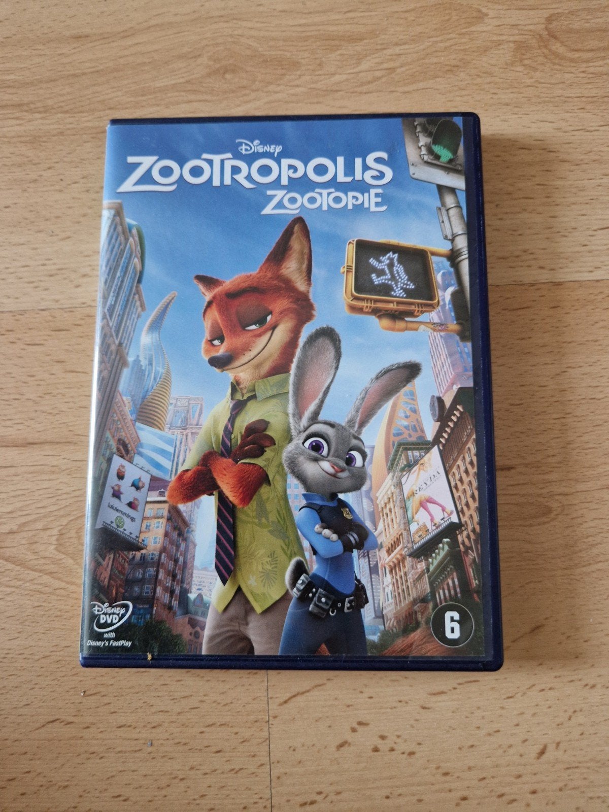 disney dvd film zootropolis deel 1 zootopia judy nick kinder, Ophalen of Verzenden, Overige figuren, Zo goed als nieuw, Overige typen