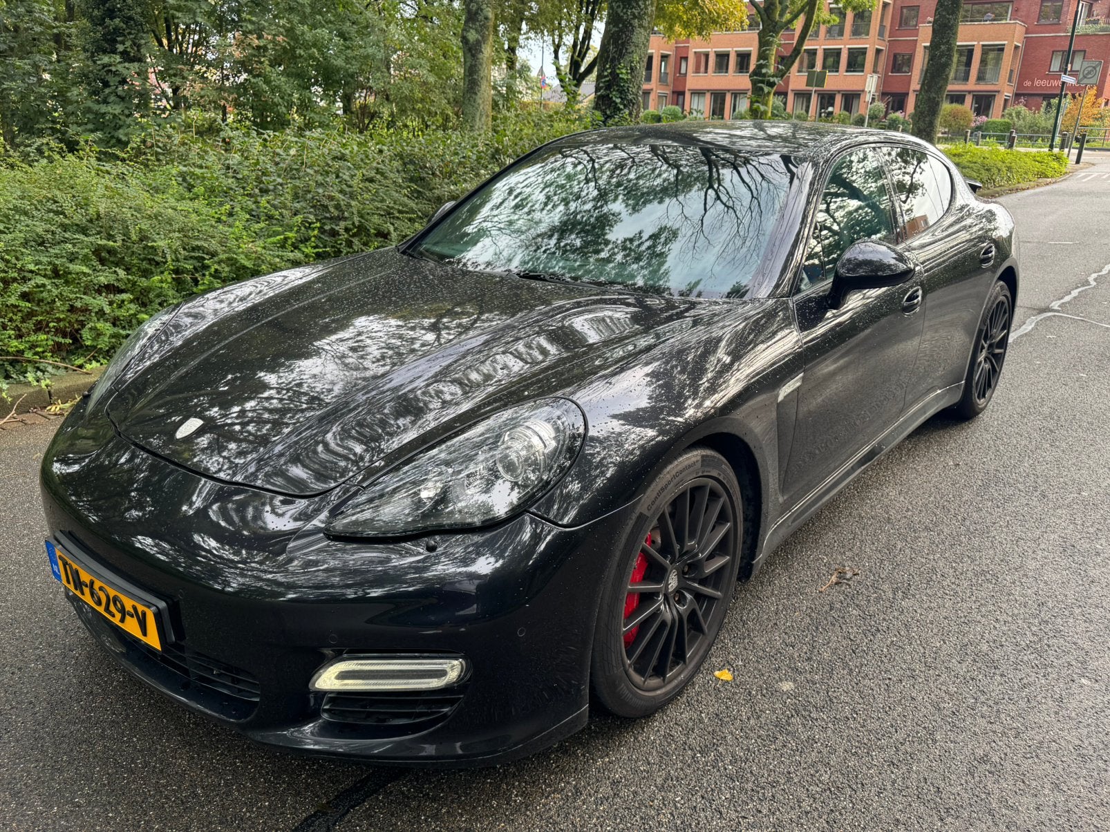 Porsche Panamera 4.8 Turbo 4 PDK 2011 dealer onderhouden, Automaat, 501 pk, 4 stoelen, Zwart
