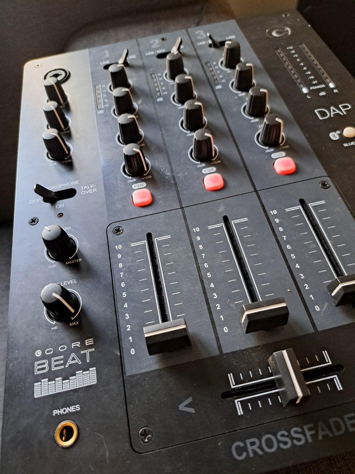 DAP Audio Core Beat 3-kanaals DJ mixer, Muziek en Instrumenten, Mengpanelen, Ophalen of Verzenden, Gebruikt, Minder dan 5 kanalen