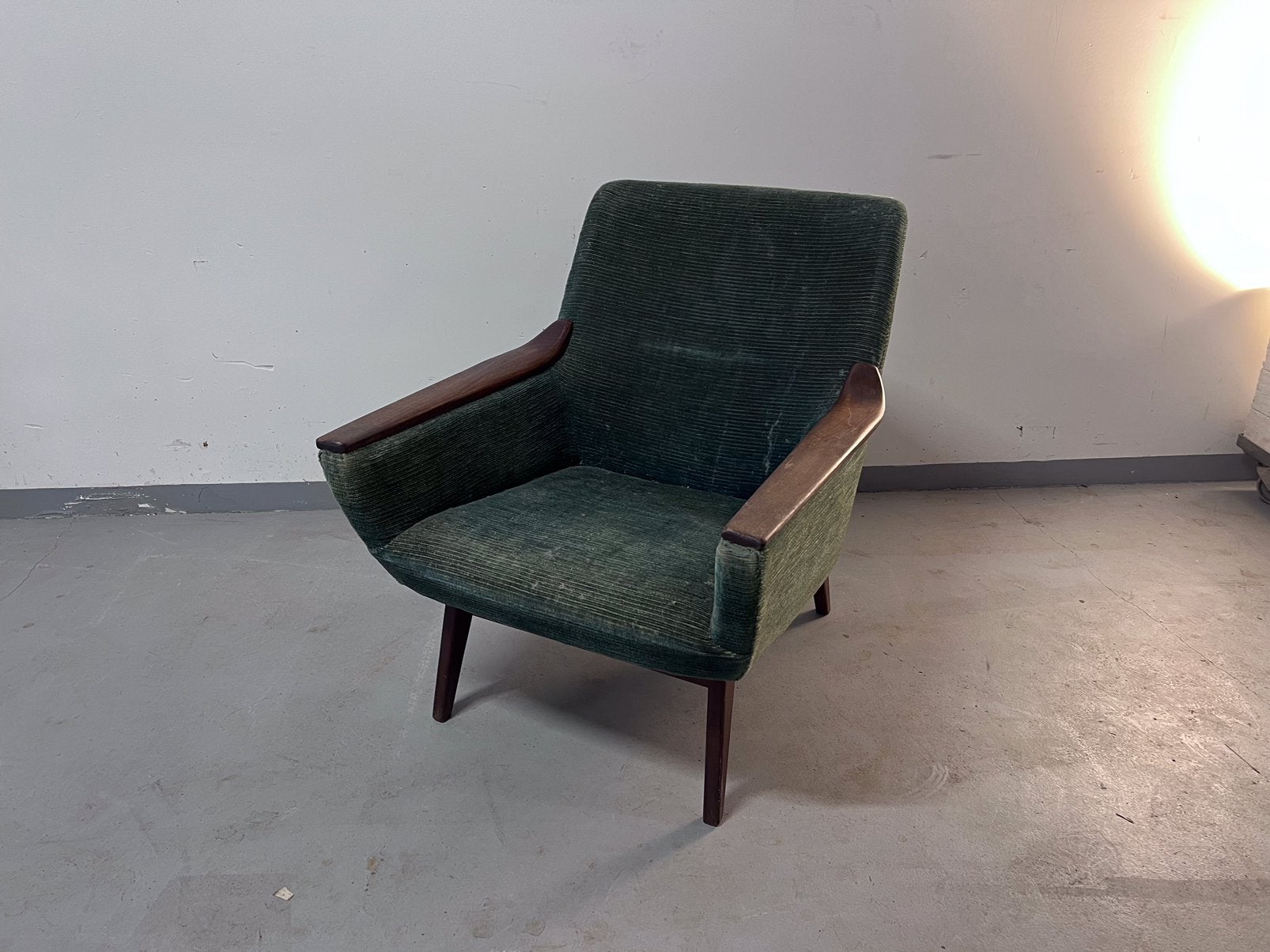 Vintage jaren 60 fauteuil., Ophalen, Zo goed als nieuw, 75 tot 100 cm, 50 tot 75 cm