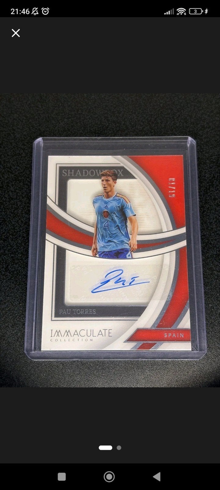 Pau Torres 1/10 autograph Spain, Ophalen of Verzenden
