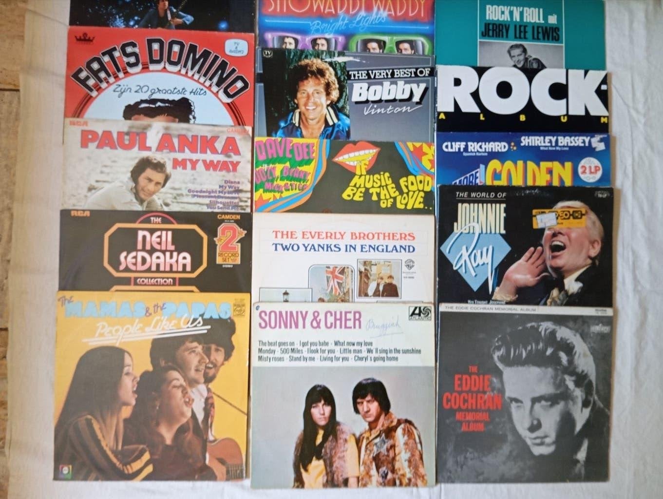 verzameling oude POP/ ROCK LP's veel uit de jaren '60, Ophalen of Verzenden, Gebruikt, Pop, LP