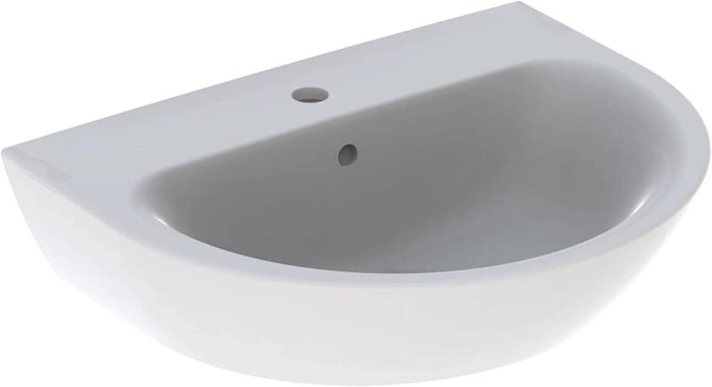 Geberit Renova wastafel 60x19x48 cm wit (19), Ophalen, Nieuw, Wastafel